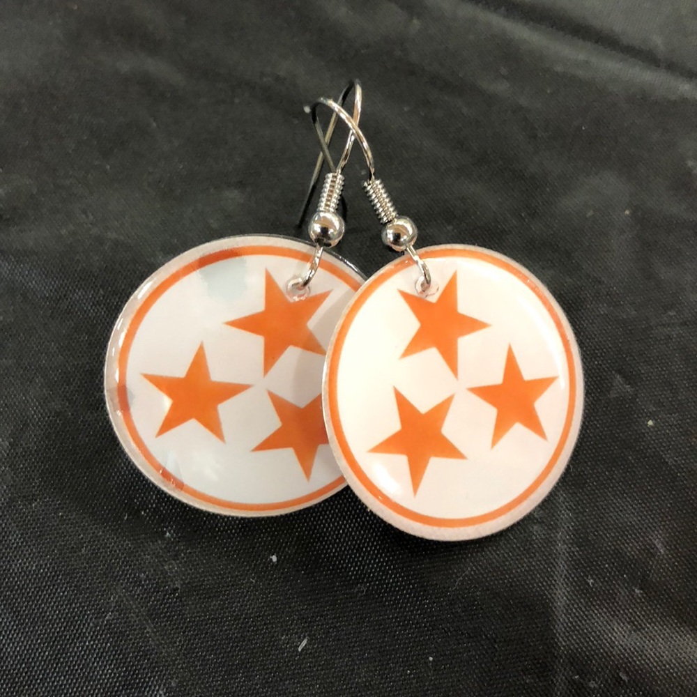 Handmade Tennessee spirit earrings